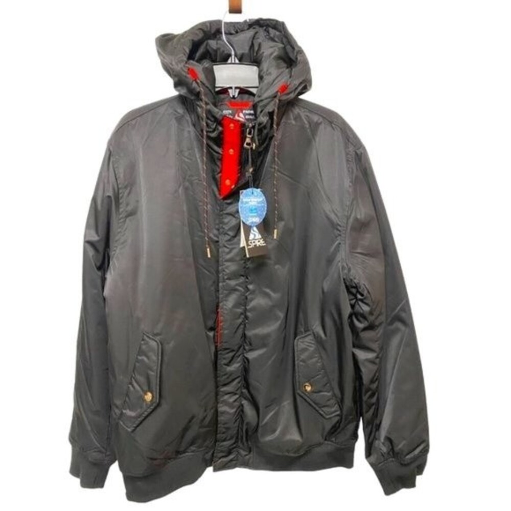 Spire Men's Heavyweight Windproof Bomber Jacket